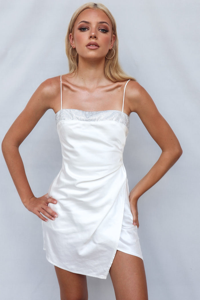 Calvary Mini Dress - White - Runway Goddess