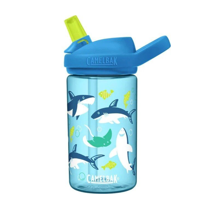 Camelbak Eddy 400mL Kids Straw Drink Bottle - Shark & Rays