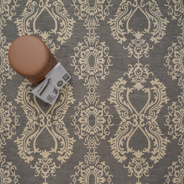 Camille Pewter Hand Tufted Rug Rectangle image