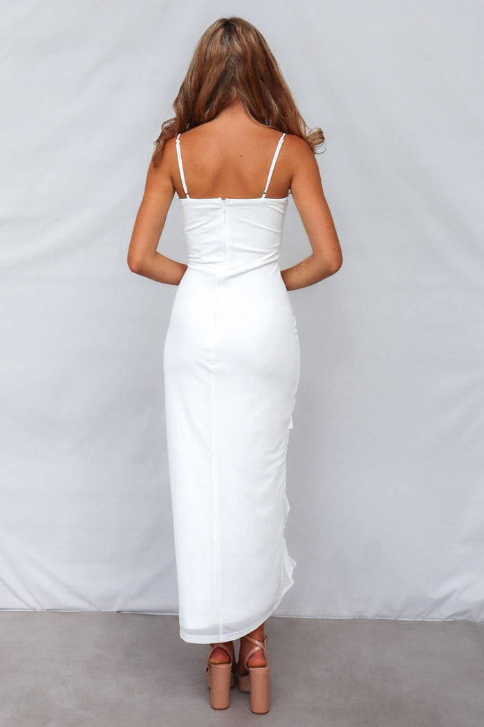 Cardona Maxi Dress - White - Runway Goddess