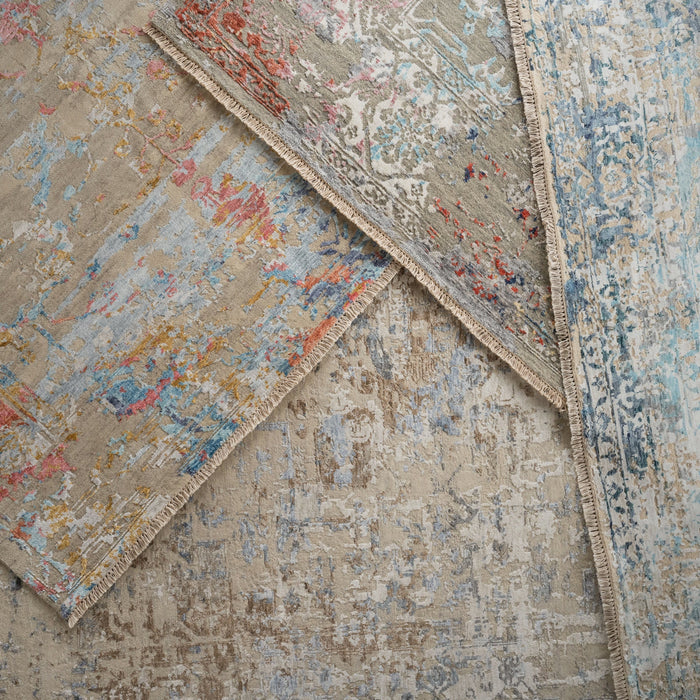 Carrara Multi Hand Knotted Rug Rectangle image