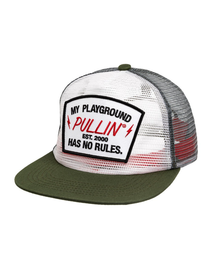 casquette fisher yellow2 PULLIN en polyester