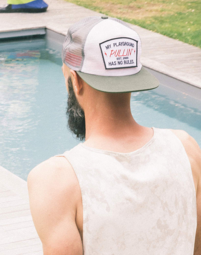 casquette fisher yellow2 PULLIN en polyester