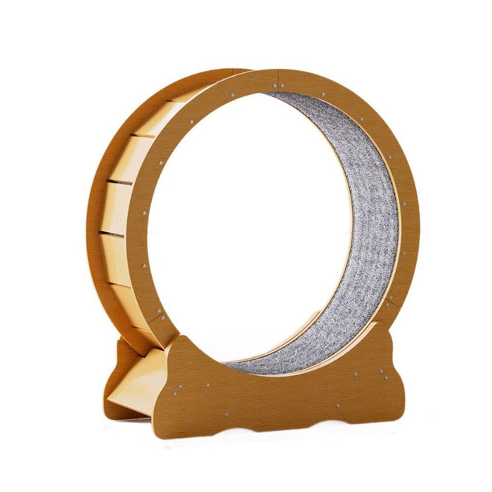 Cat Exercise Wheel Toy - Running Treadmill Exerciser Scratcher Board