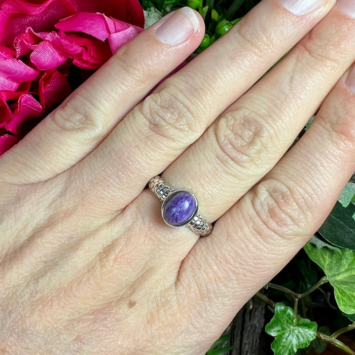 Charoite Ring