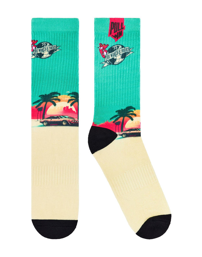 chaussettes long back80 PULLIN en polyester