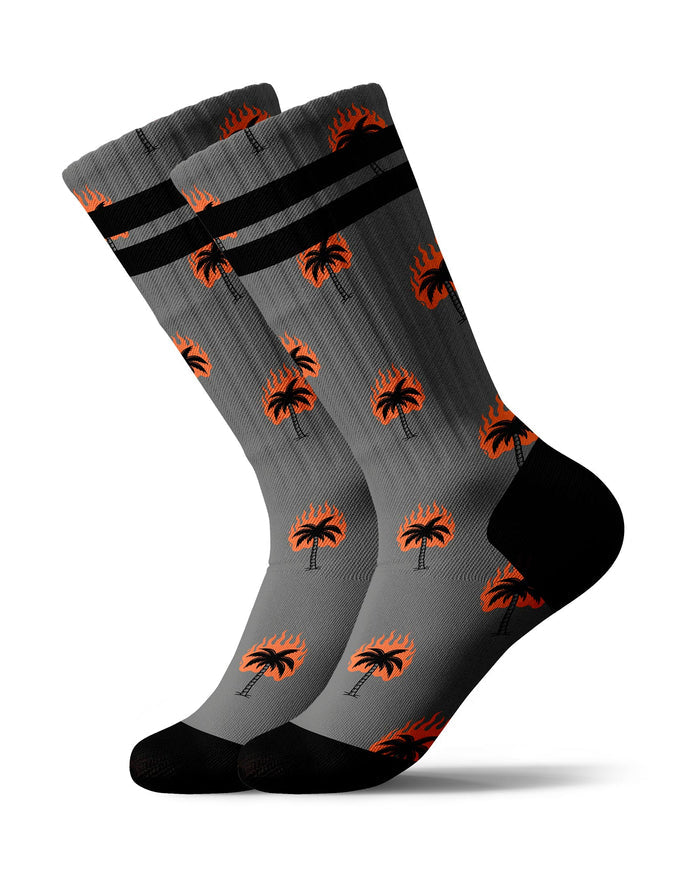 chaussettes sublimées burning PULLIN