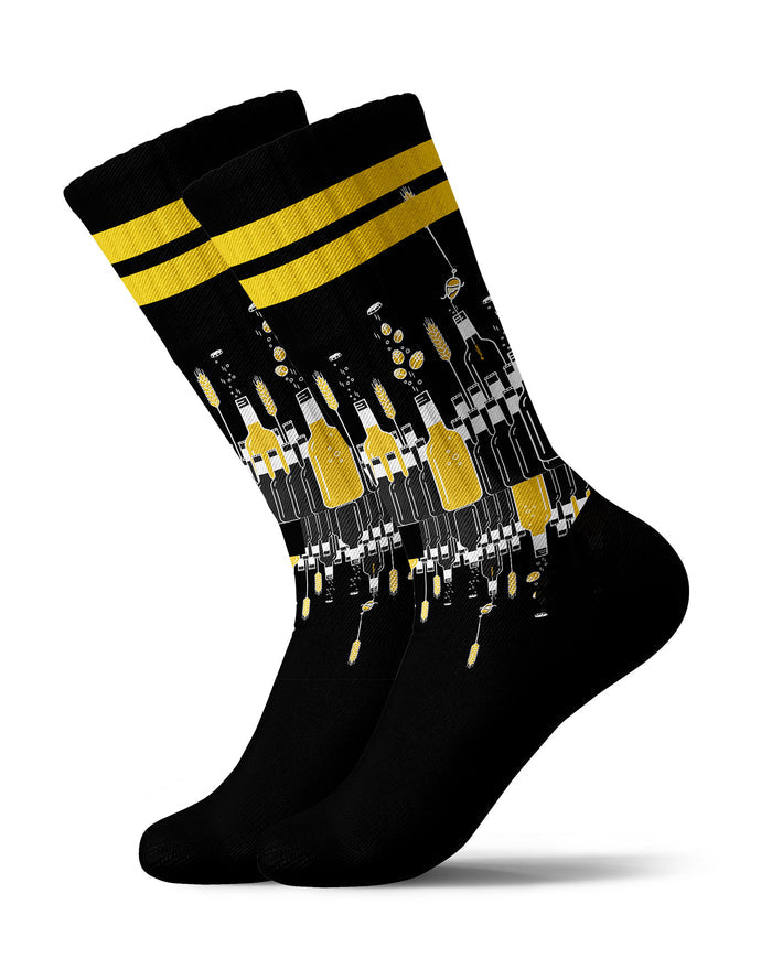 chaussettes sublimées champagne PULLIN