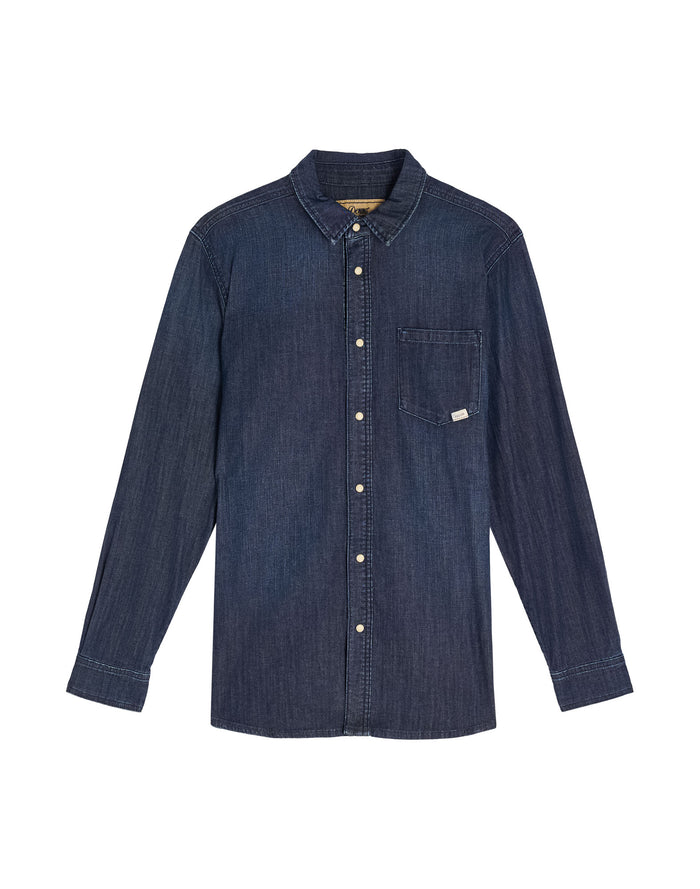 chemise mixte homme blue PULLIN en coton
