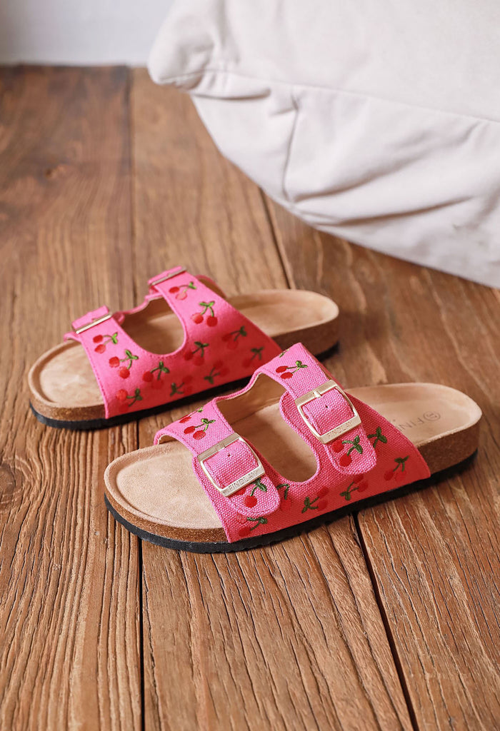 Cherry Double Strap Sandal