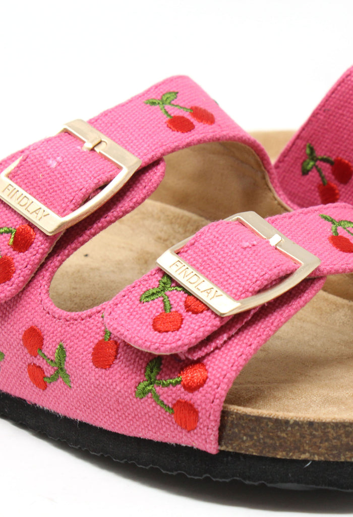 Cherry Double Strap Sandal