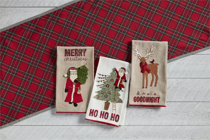 Christmas Embroidered Towels