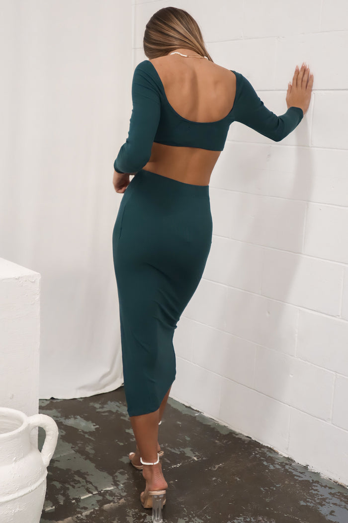 Circe Set - Forest Green - Runway Goddess