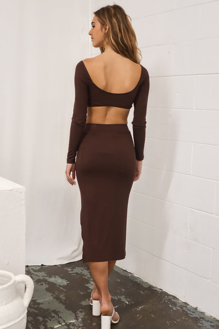 Circe Set - Brown - Runway Goddess
