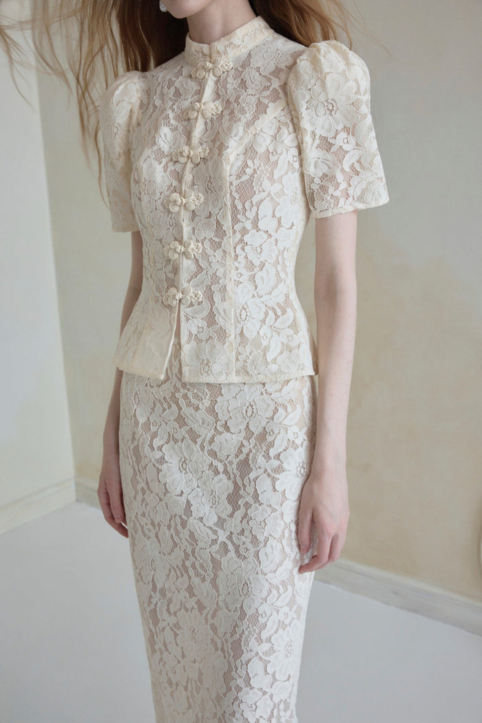 Clementine Lace Top