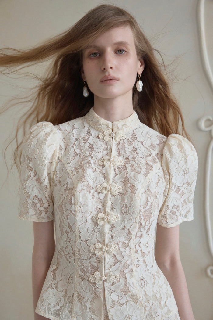 Clementine Lace Top