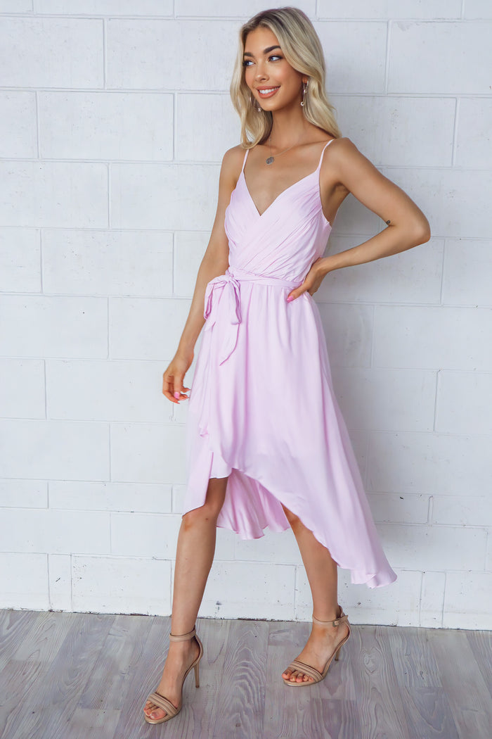 Cloud Nine Dress - Blush Pink - Runway Goddess