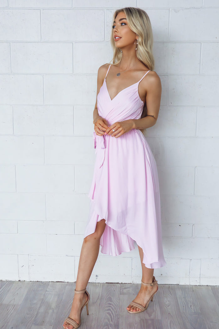 Cloud Nine Dress - Blush Pink - Runway Goddess