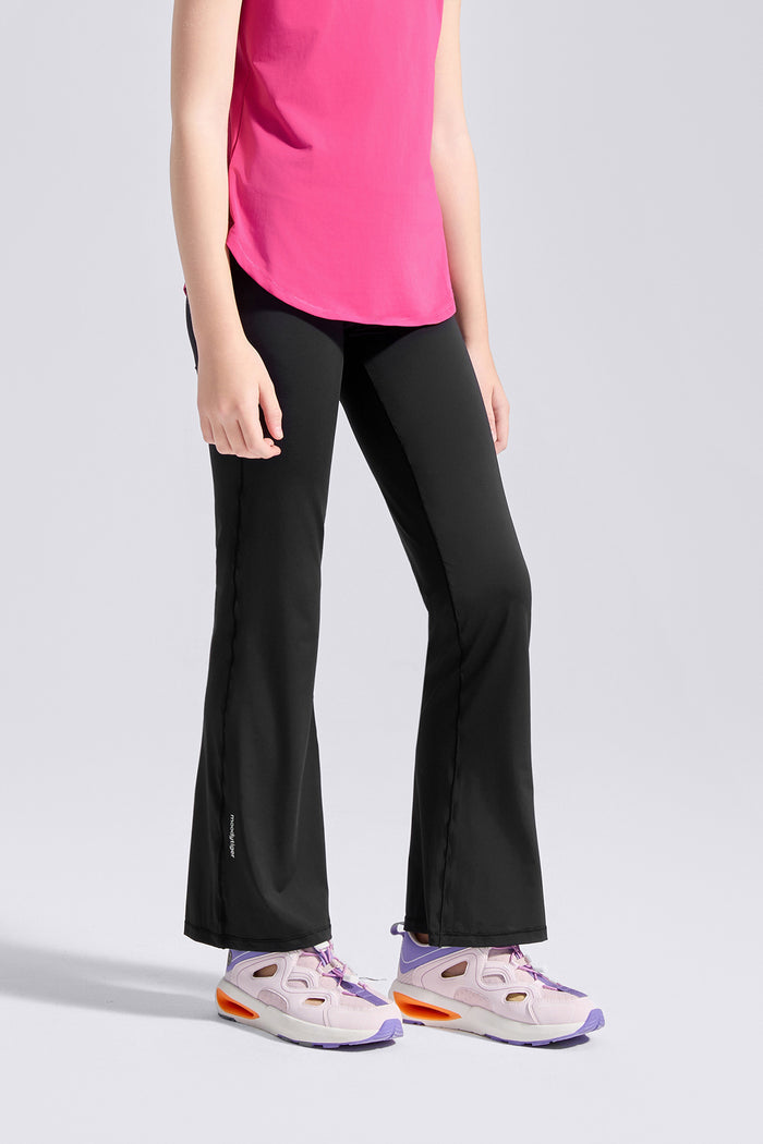 Cloudie Air Bootcut Leggings **Charcoal Black**