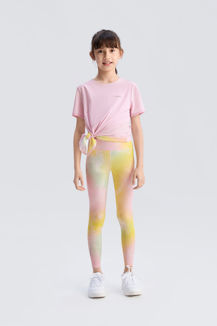 Cloudie Air Printed Leggings **Gradient Buzz Pink**