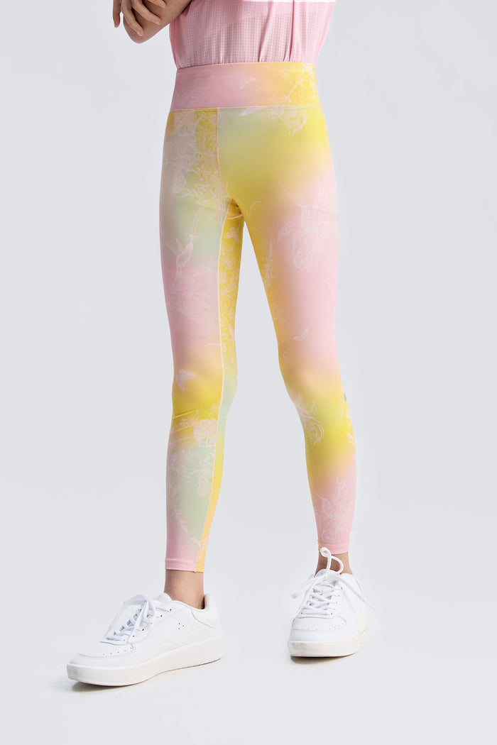 Cloudie Air Printed Leggings **Gradient Buzz Pink**