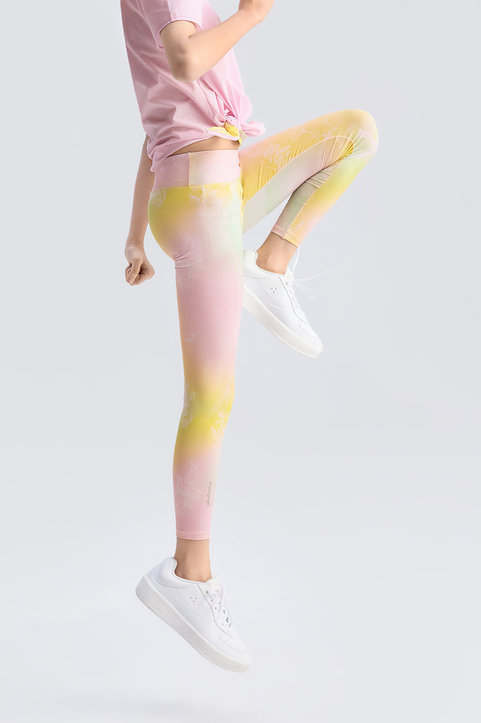 Cloudie Air Printed Leggings **Gradient Buzz Pink**