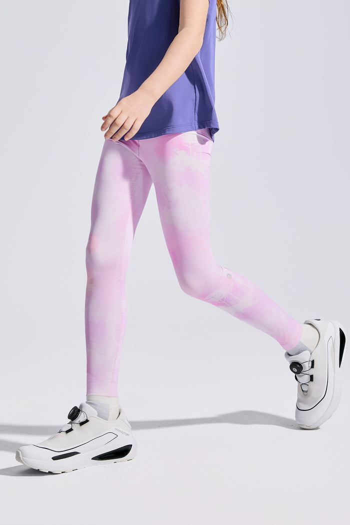 Cloudie Air Printed Leggings **Rainforest Pink**