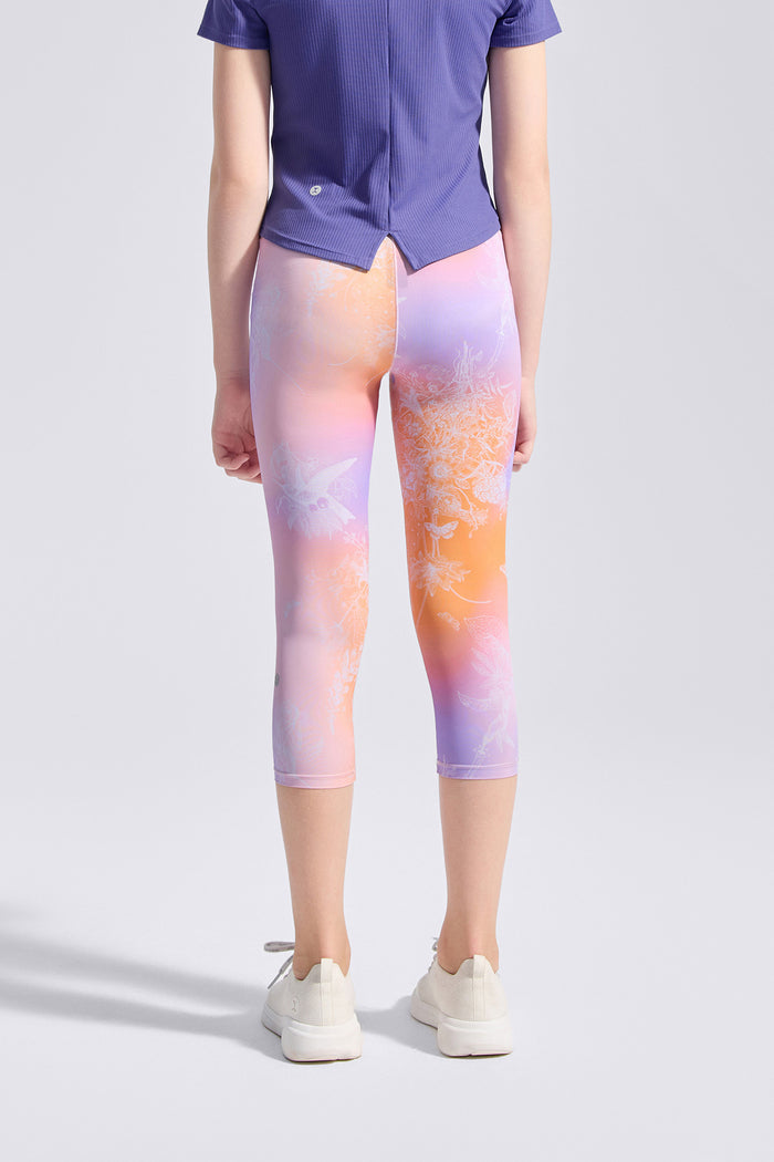 Cloudie Air Printed Leggings **Gradient Buzz Orange**