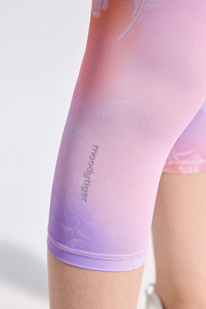 Cloudie Air Printed Leggings **Gradient Buzz Orange**