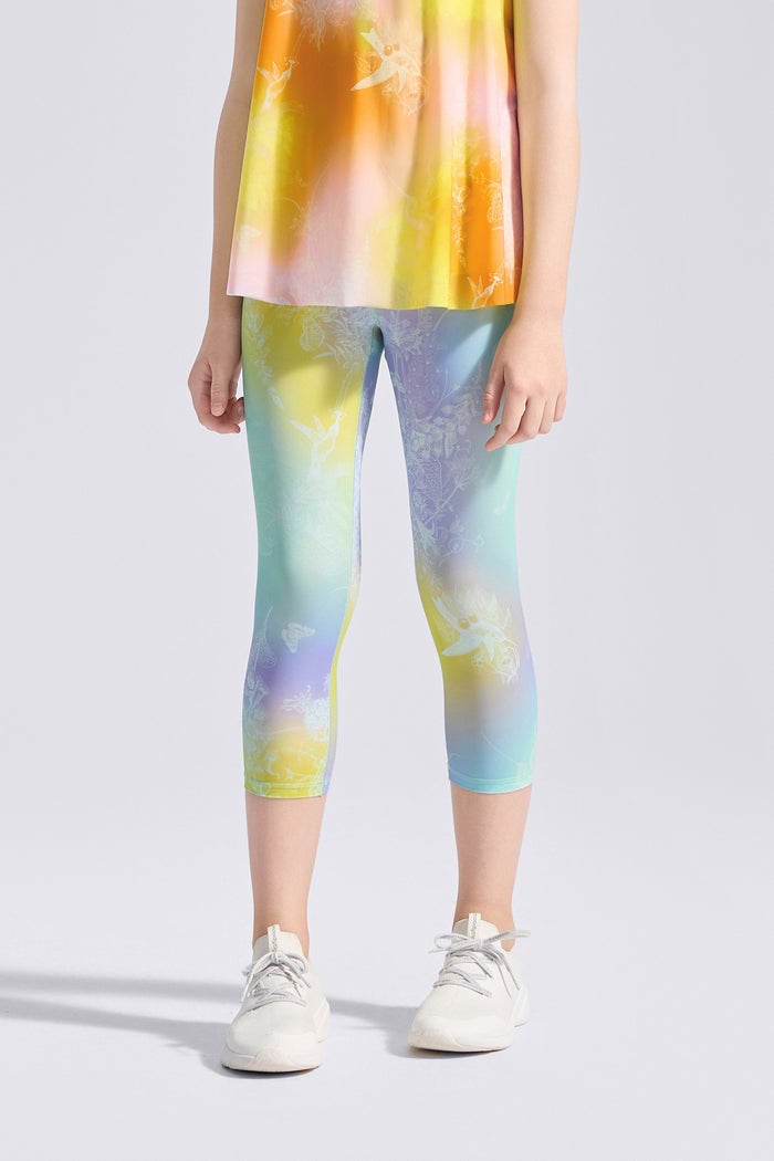Cloudie Air Printed Leggings **Gradient Buzz Cyan**
