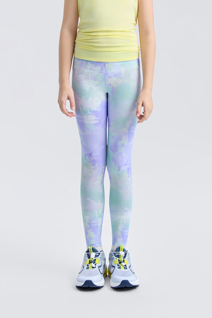 Cloudie Air Printed Leggings **Rainforest Purple**