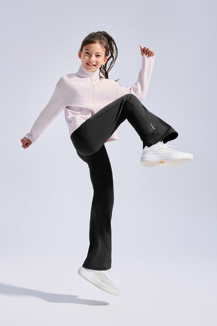 Cloudie Essential Bootcut Leggings **Charcoal Black**