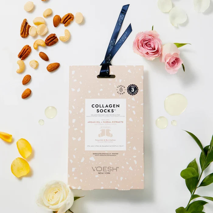Collagen Socks Trio - Argan Oil & Floral Extract - The Preppy Bunny