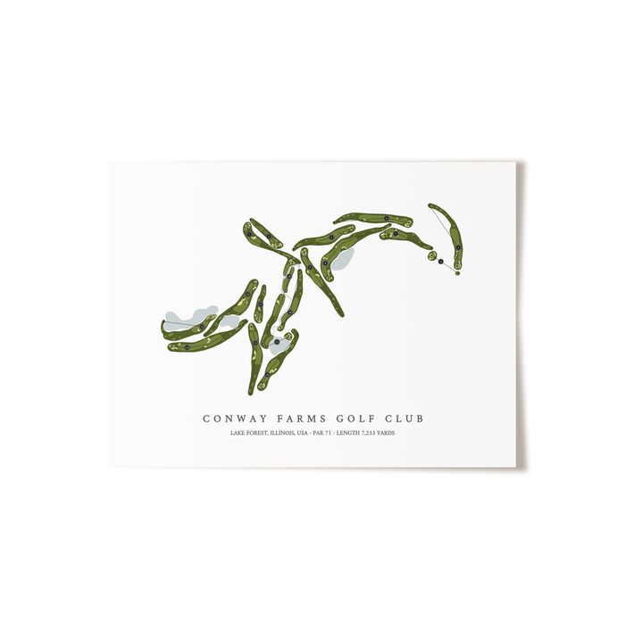 Conway Farms Golf Club | Golf Course Print | Unframed
