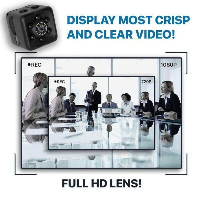 COP CAM Security Camera Video Motion Detection SQ11 Mini Cam Black