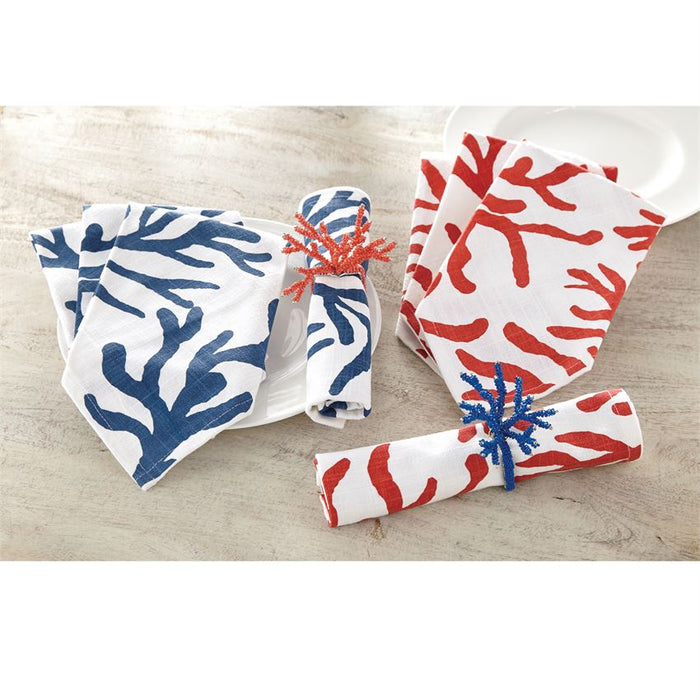 Coral Napkin Rings