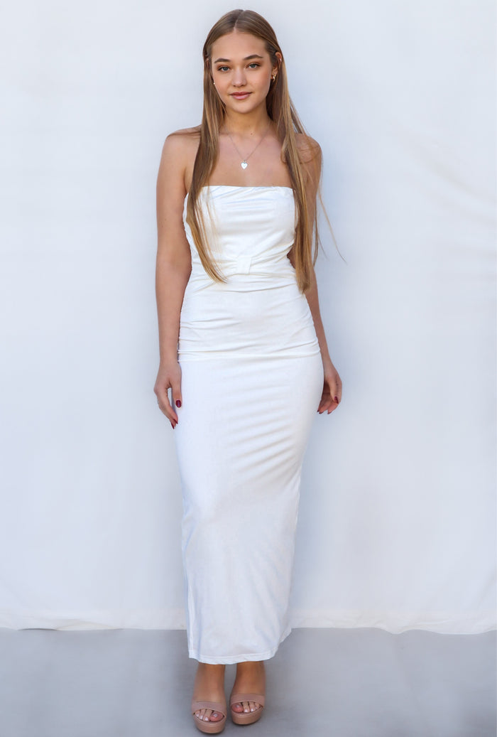 Coraline Maxi Dress - White - Runway Goddess