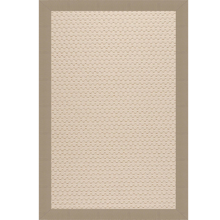 Creative Concepts-Beach Sisal Canvas Linen Indoor/Outdoor Bordere Rectangle image