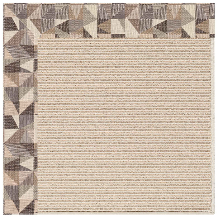Creative Concepts-Beach Sisal Geo Bronze Indoor/Outdoor Bordere Rectangle image