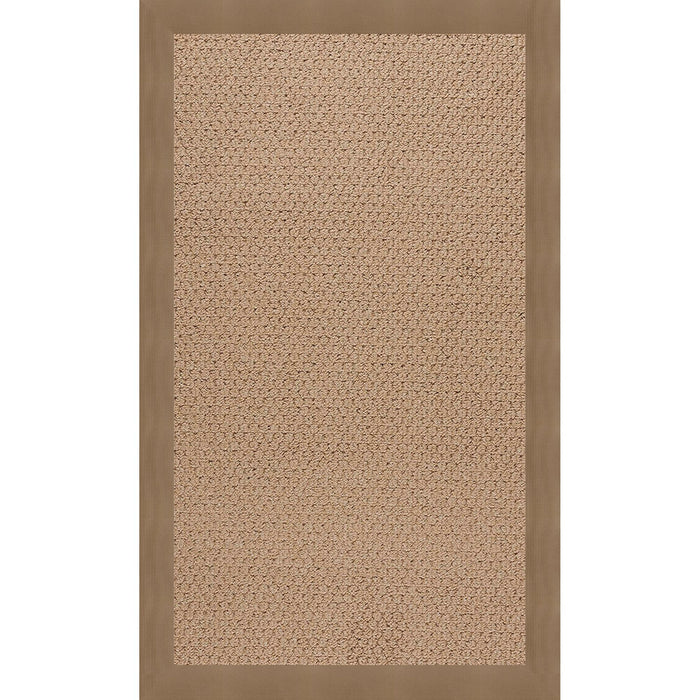 Creative Concepts-Raffia Canvas Camel Indoor/Outdoor Bordere Rectangle image