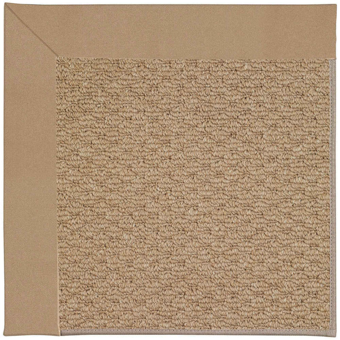 Creative Concepts-Raffia Canvas Camel Indoor/Outdoor Bordere Rectangle image