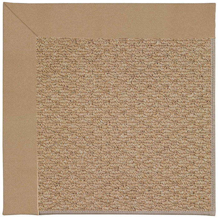 Creative Concepts-Raffia Canvas Camel Indoor/Outdoor Bordere Rectangle image