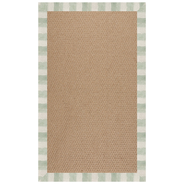 Creative Concepts-Raffia Sicily Olive Indoor/Outdoor Bordere Rectangle image