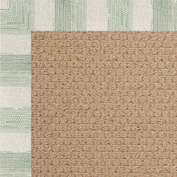 Creative Concepts-Raffia Sicily Olive Indoor/Outdoor Bordere Rectangle image