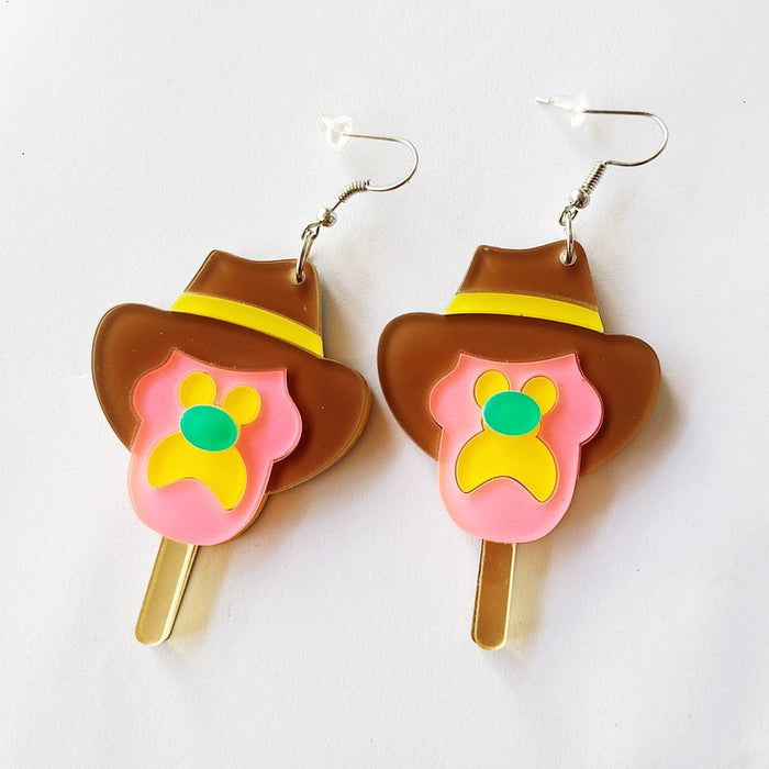 Creative Funny IceCream Acrylic Earrings