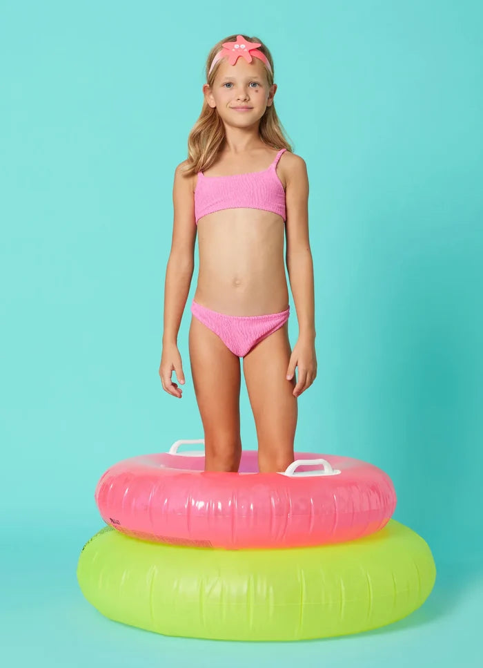 Bikini Marie Raxevsky Crinkle Bikini Pink Apoella