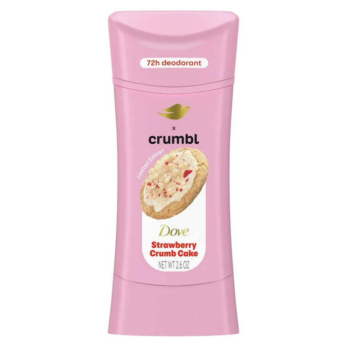 Crumbl Deodorant Stick Crumbl - Strawberry Crumb Cake