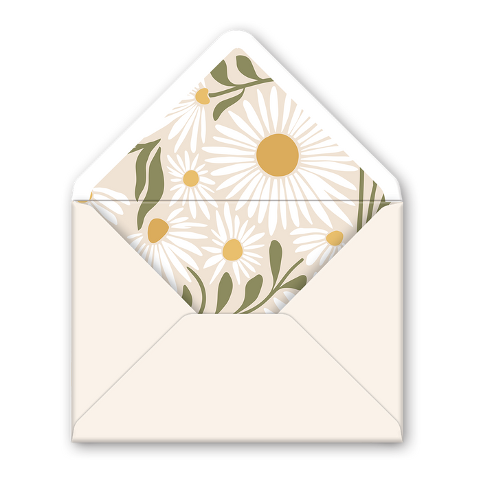 Daisy Thank You Card
