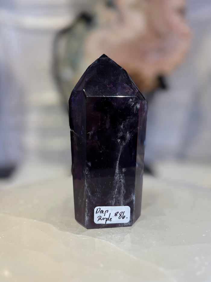 Deep Purple Amethyst Tower