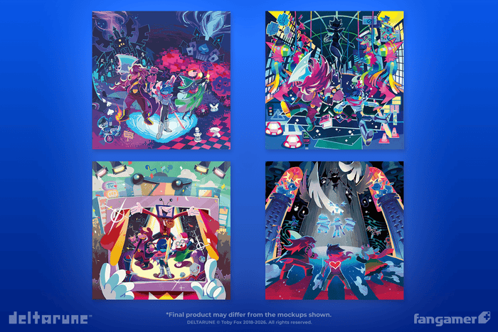 DELTARUNE Vinyl Poster Set
